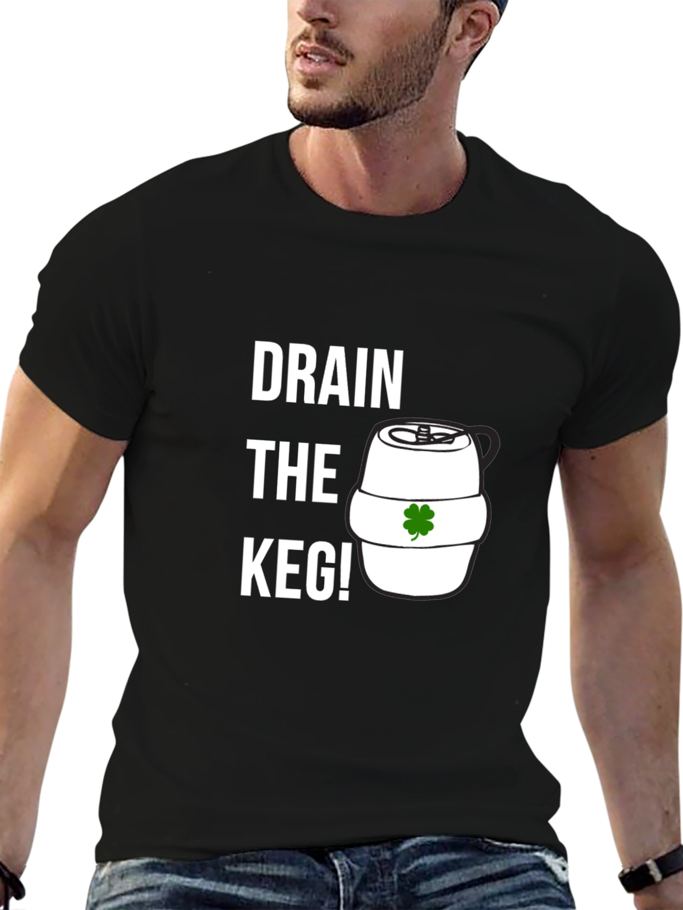 Drain the Keg! St. Patricks Day Graphic Tee