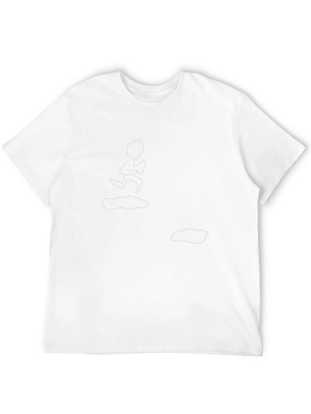 Funny Stick Figure Puddle Jumper Graphic Tee