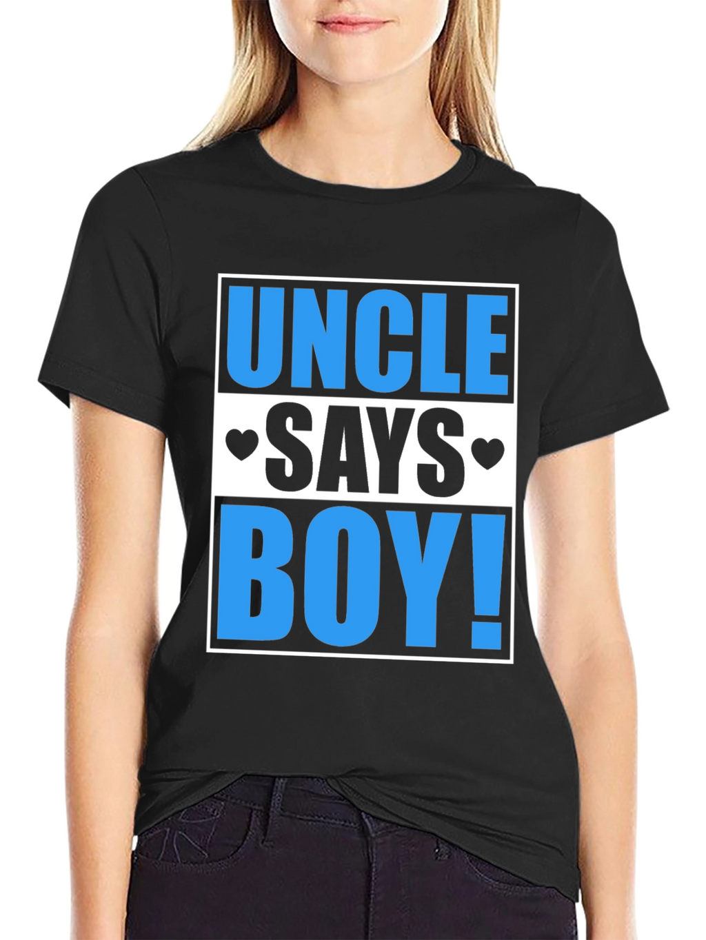 Uncle Says Boy T-Shirt - Baby Reveal Tee