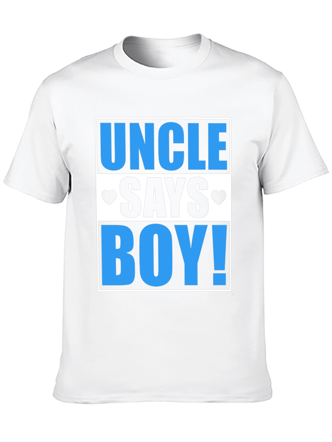 Uncle Says Boy T-Shirt - Baby Reveal Tee