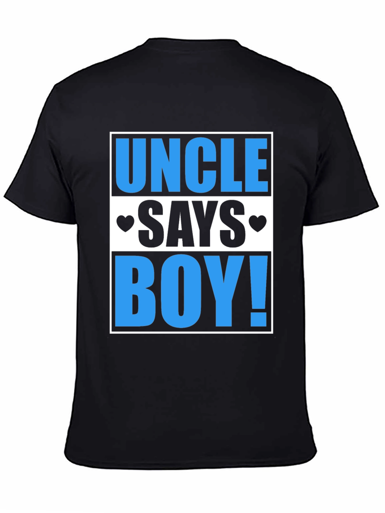 Uncle Says Boy T-Shirt - Baby Reveal Tee