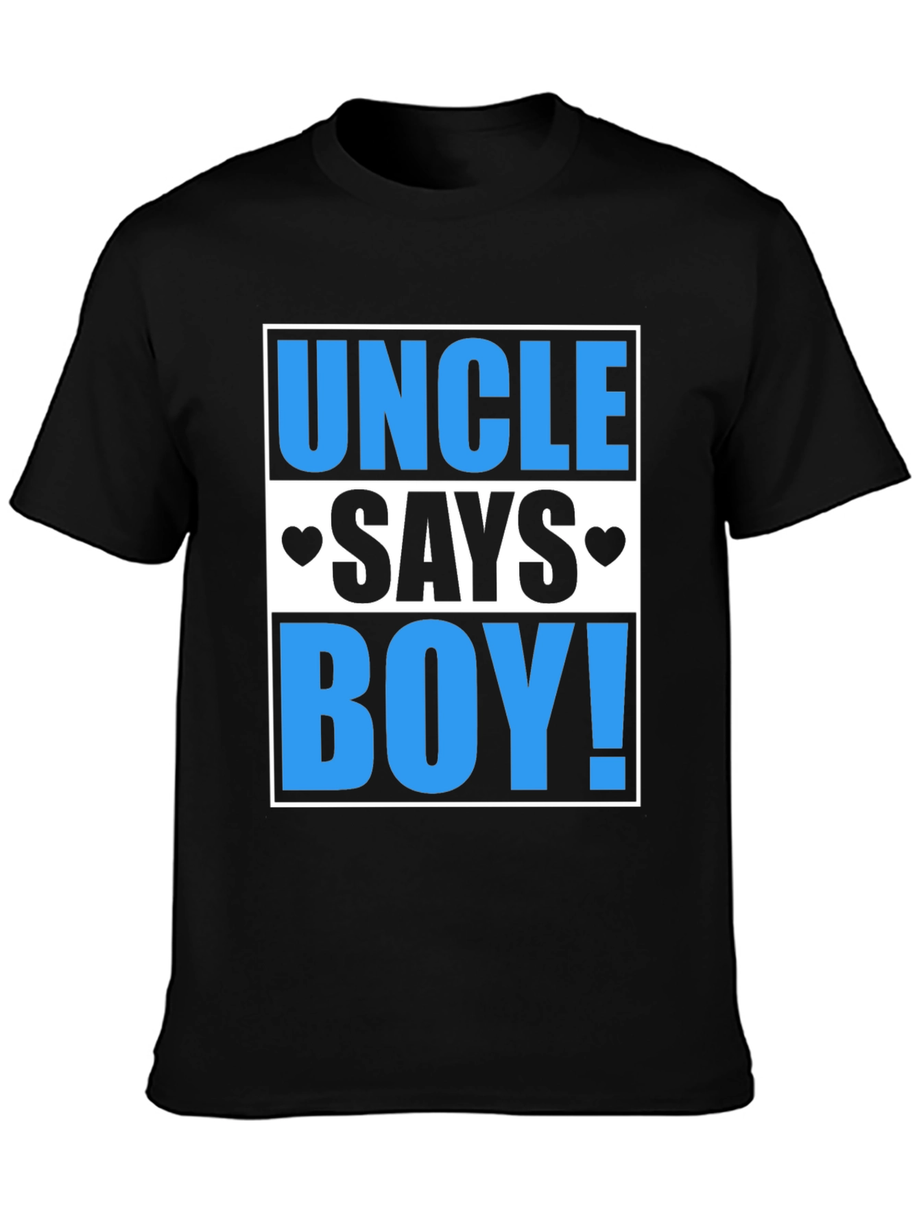 Uncle Says Boy T-Shirt - Baby Reveal Tee
