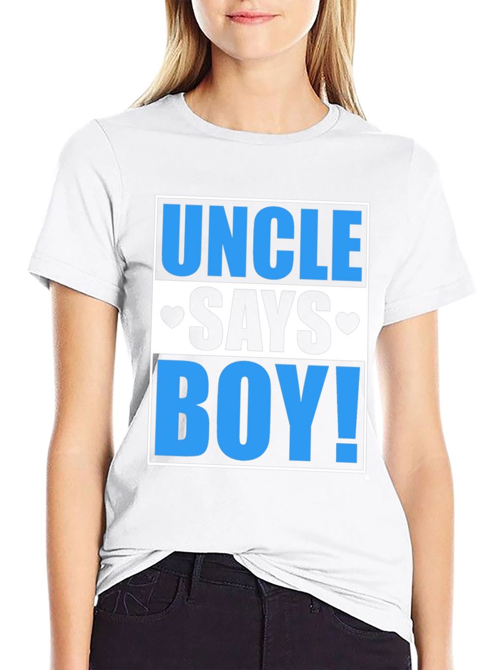 Uncle Says Boy T-Shirt - Baby Reveal Tee