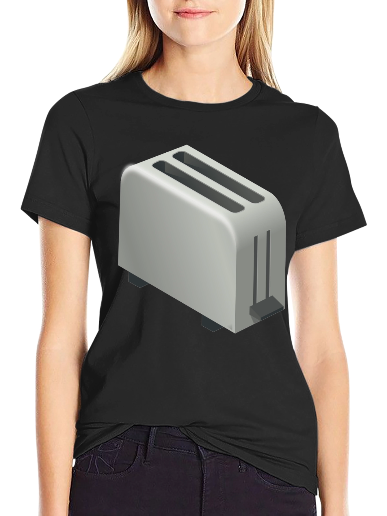 Toaster Graphic T-Shirt - Novelty Tee for Bread Lovers
