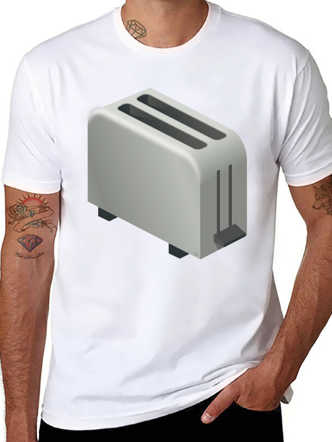 Toaster Graphic T-Shirt - Novelty Tee for Bread Lovers