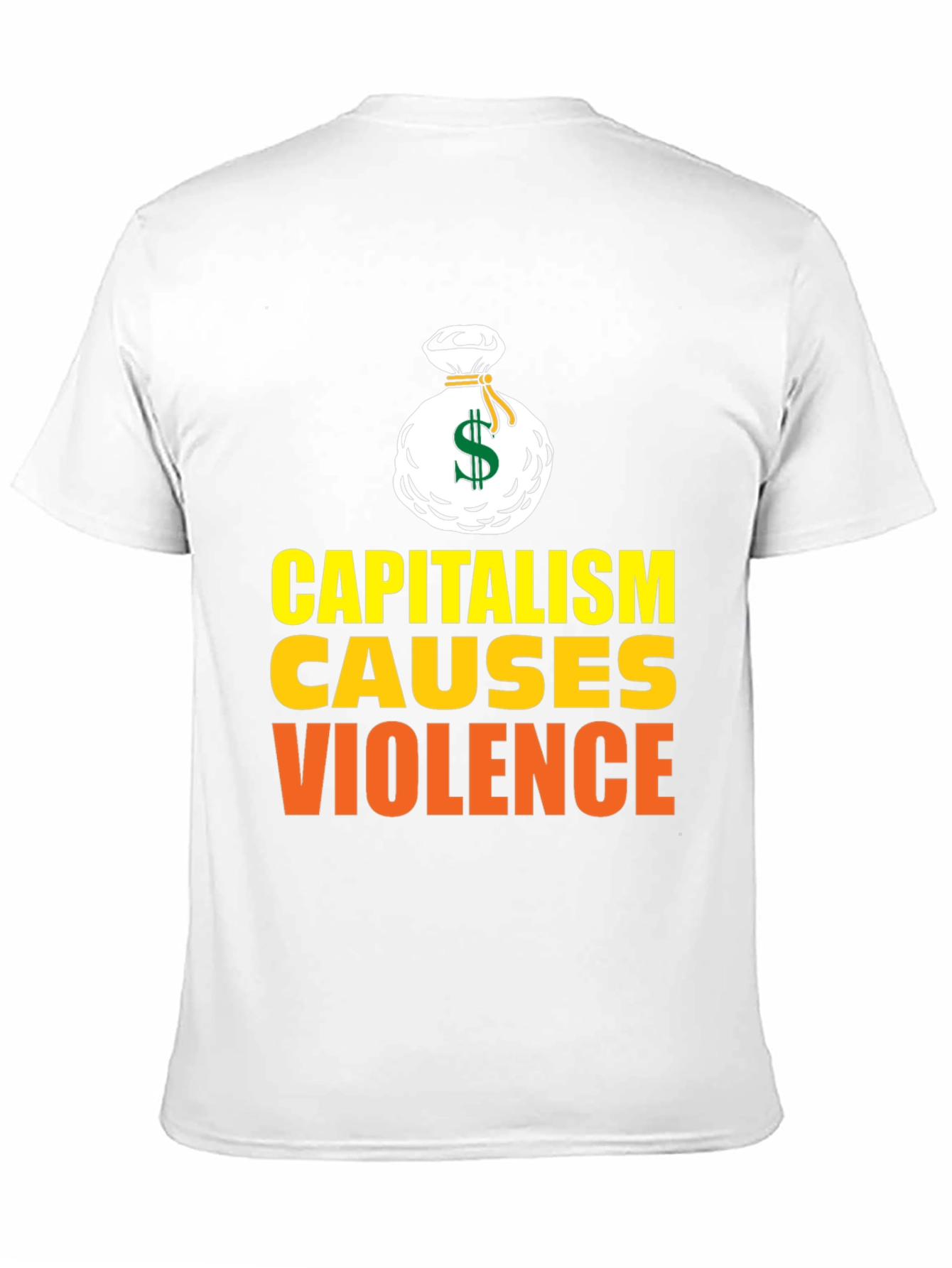Capitalism Causes Violence Graphic T-Shirt