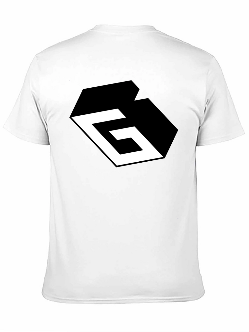 Geometric G Black Graphic Tee - Modern Style