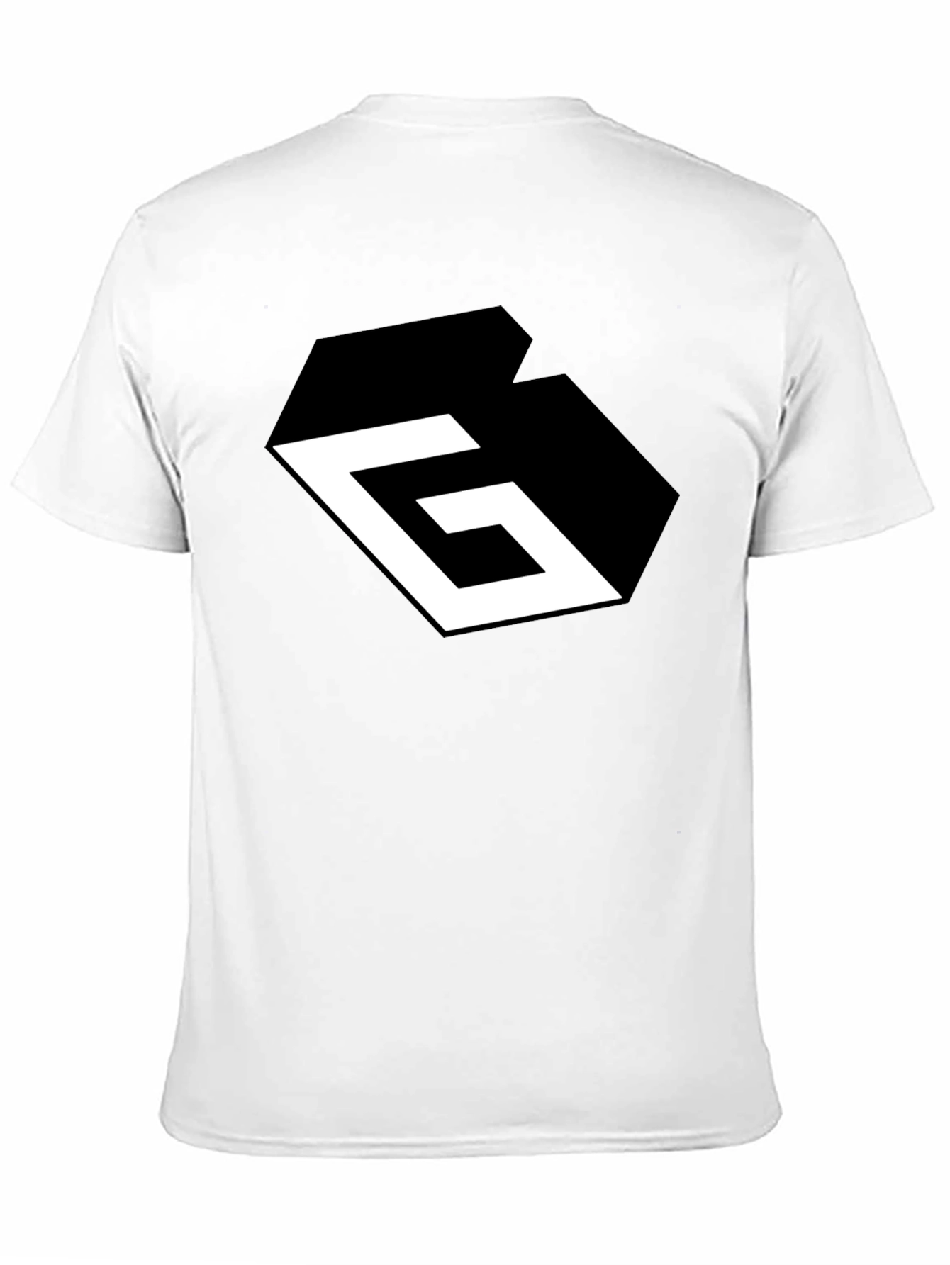 Geometric G Black Graphic Tee - Modern Style