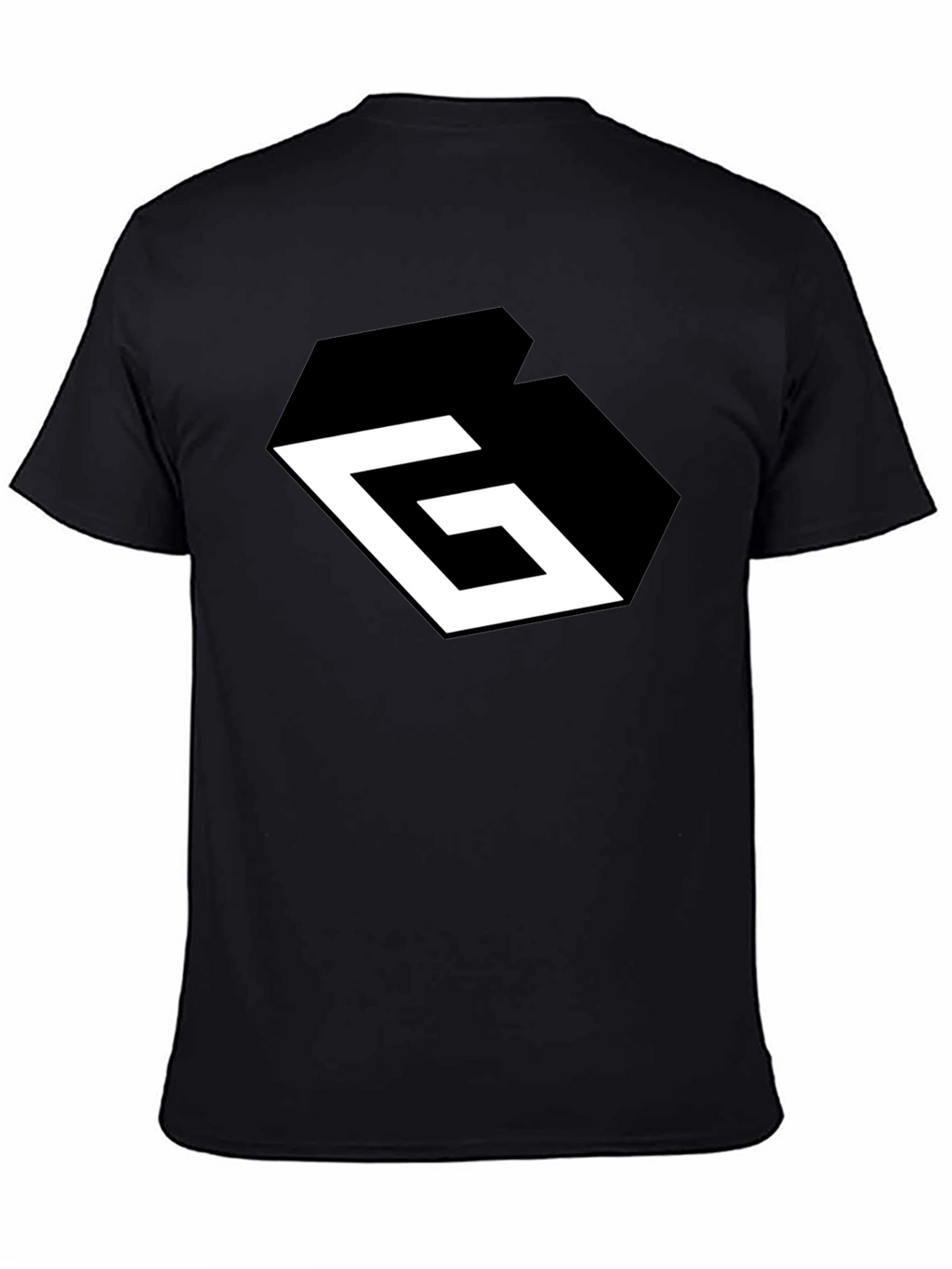 Geometric G Black Graphic Tee - Modern Style