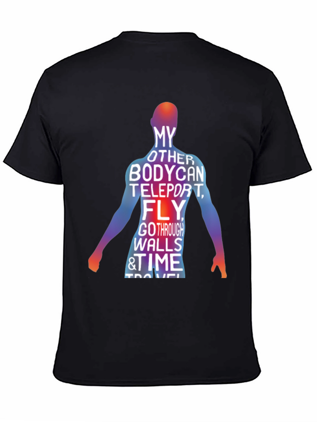 Teleporting Body Mens Graphic Tee