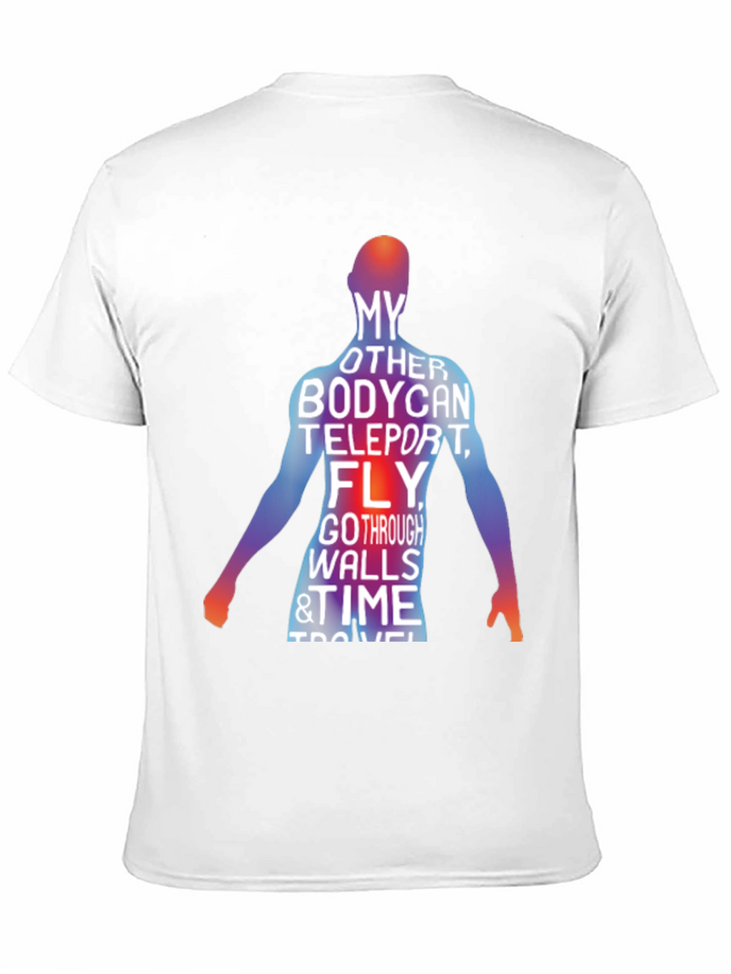 Teleporting Body Mens Graphic Tee
