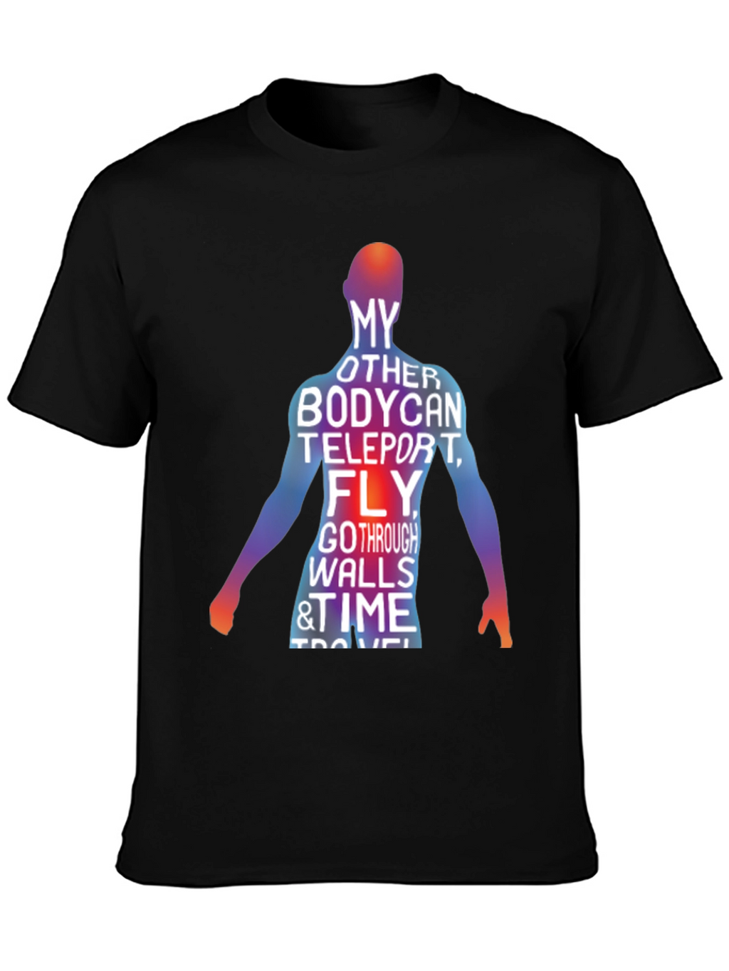 Teleporting Body Mens Graphic Tee