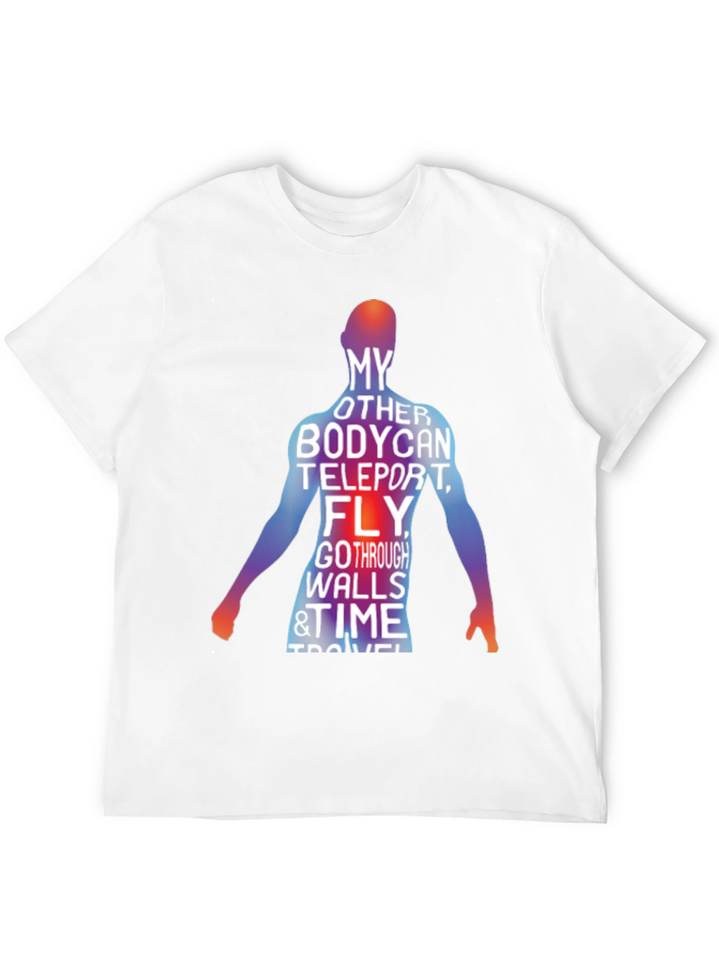 Teleporting Body Mens Graphic Tee