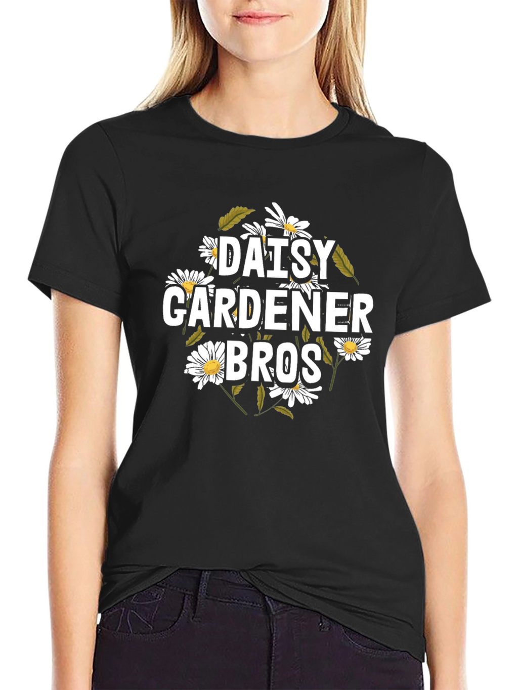 Daisy Gardener Bros T-Shirt - Floral Graphic Tee