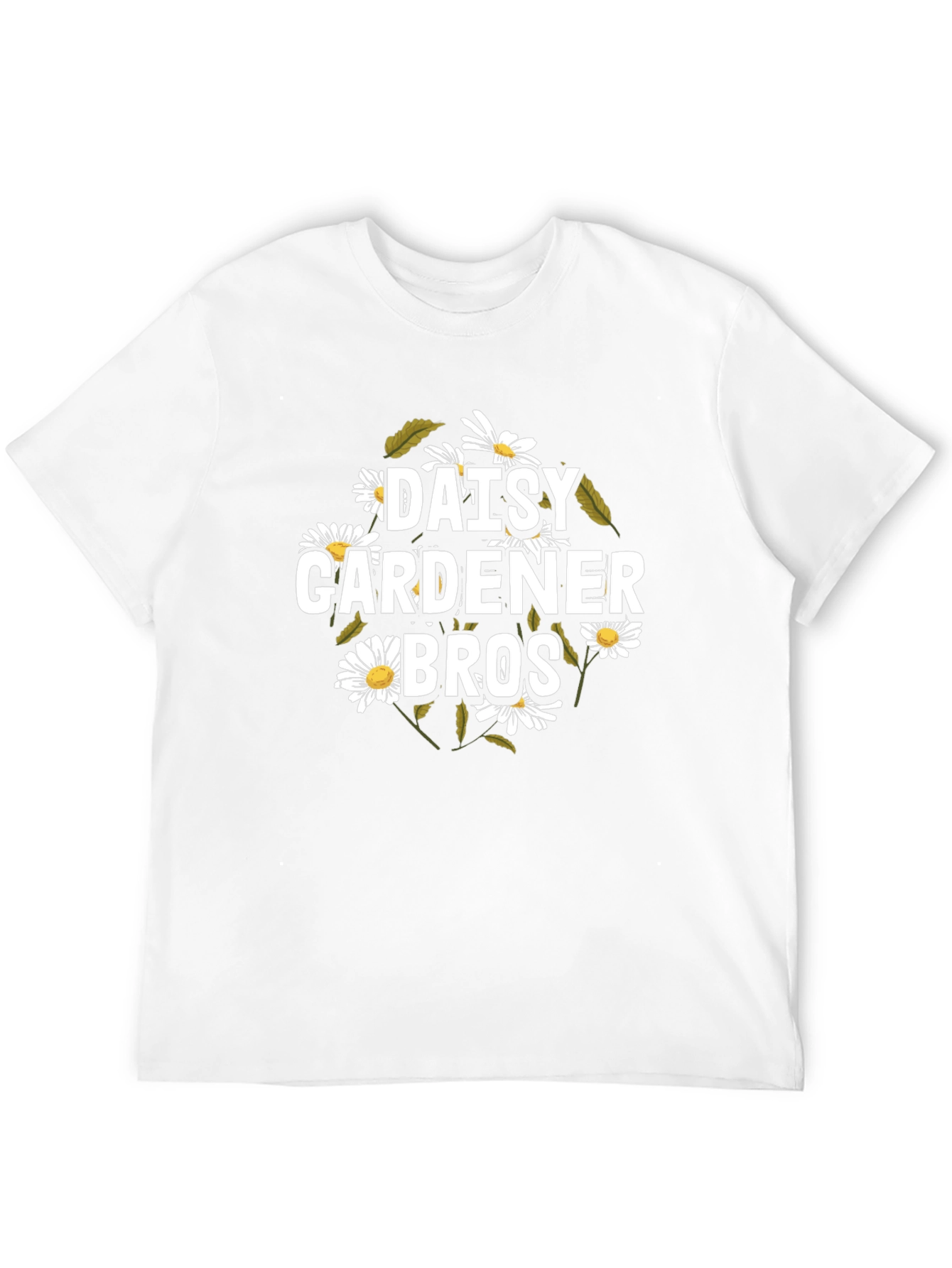 Daisy Gardener Bros T-Shirt - Floral Graphic Tee