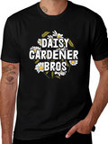 Daisy Gardener Bros T-Shirt - Floral Graphic Tee