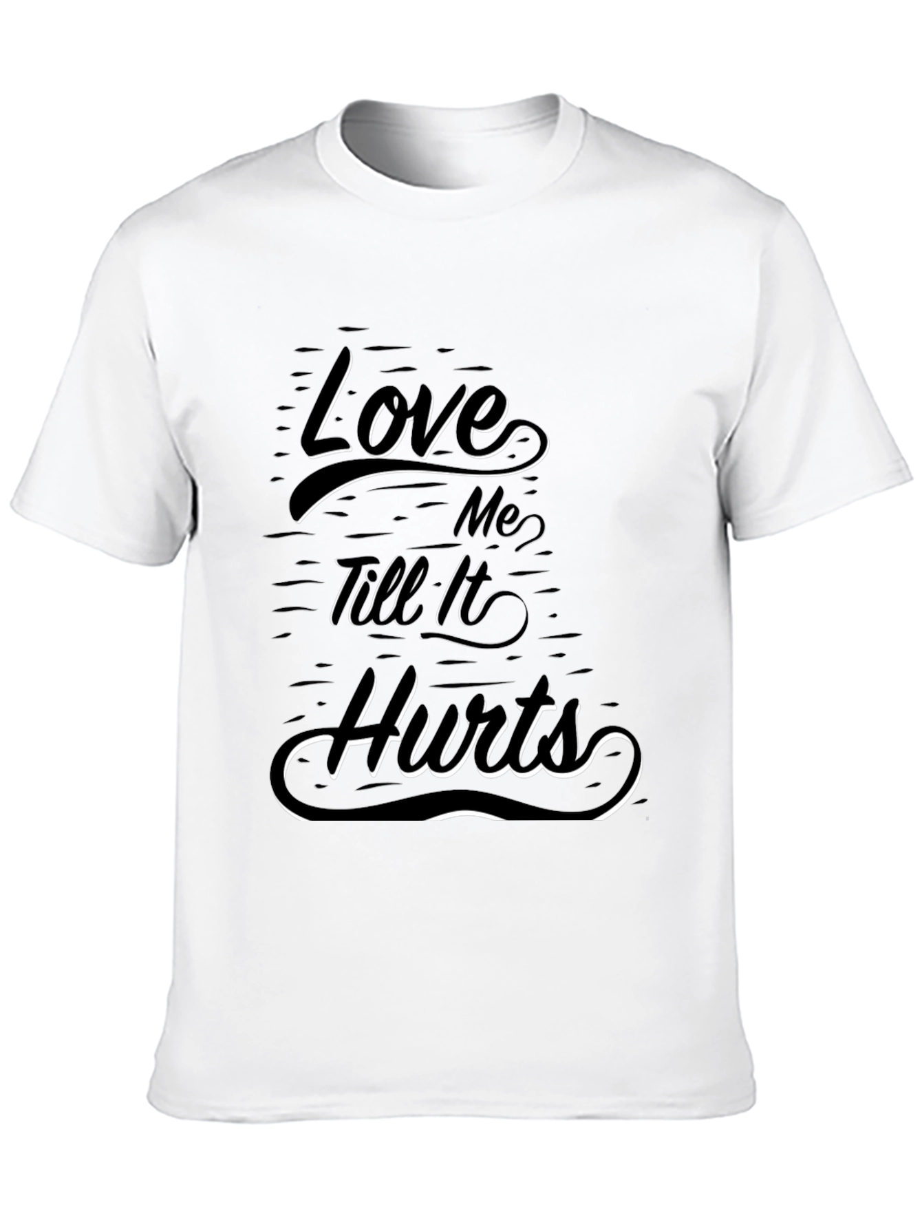 Love Me Till It Hurts Graphic Tee - Black