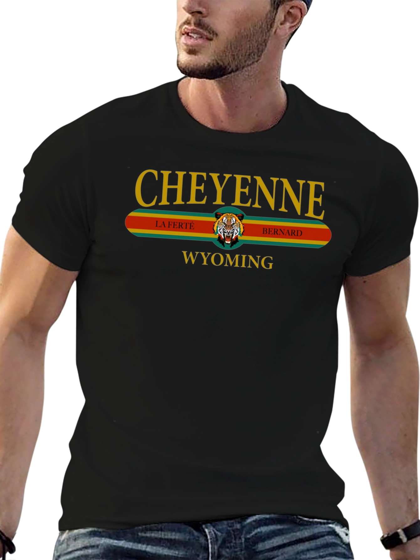 Cheyenne Wyoming Tiger Graphic Tee - Unisex