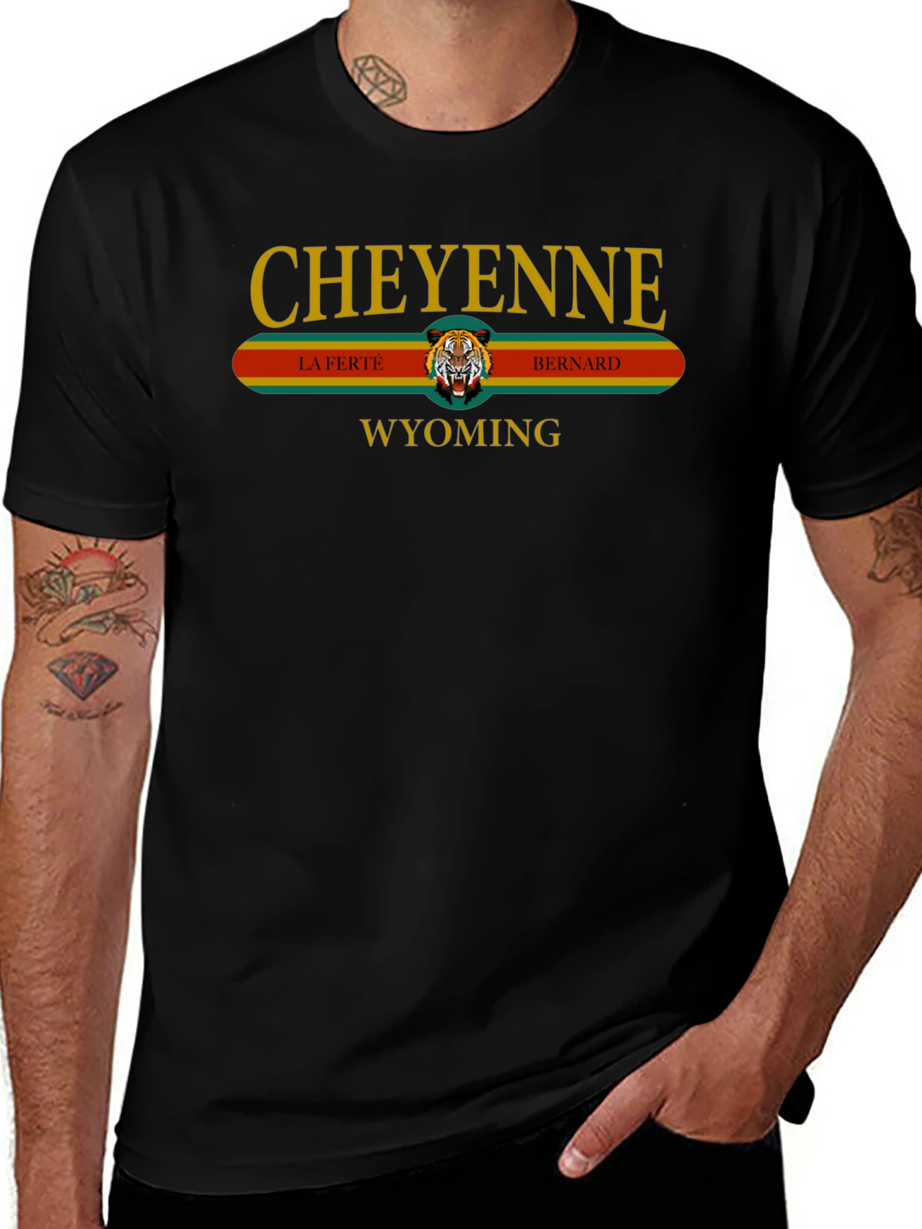 Cheyenne Wyoming Tiger Graphic Tee - Unisex
