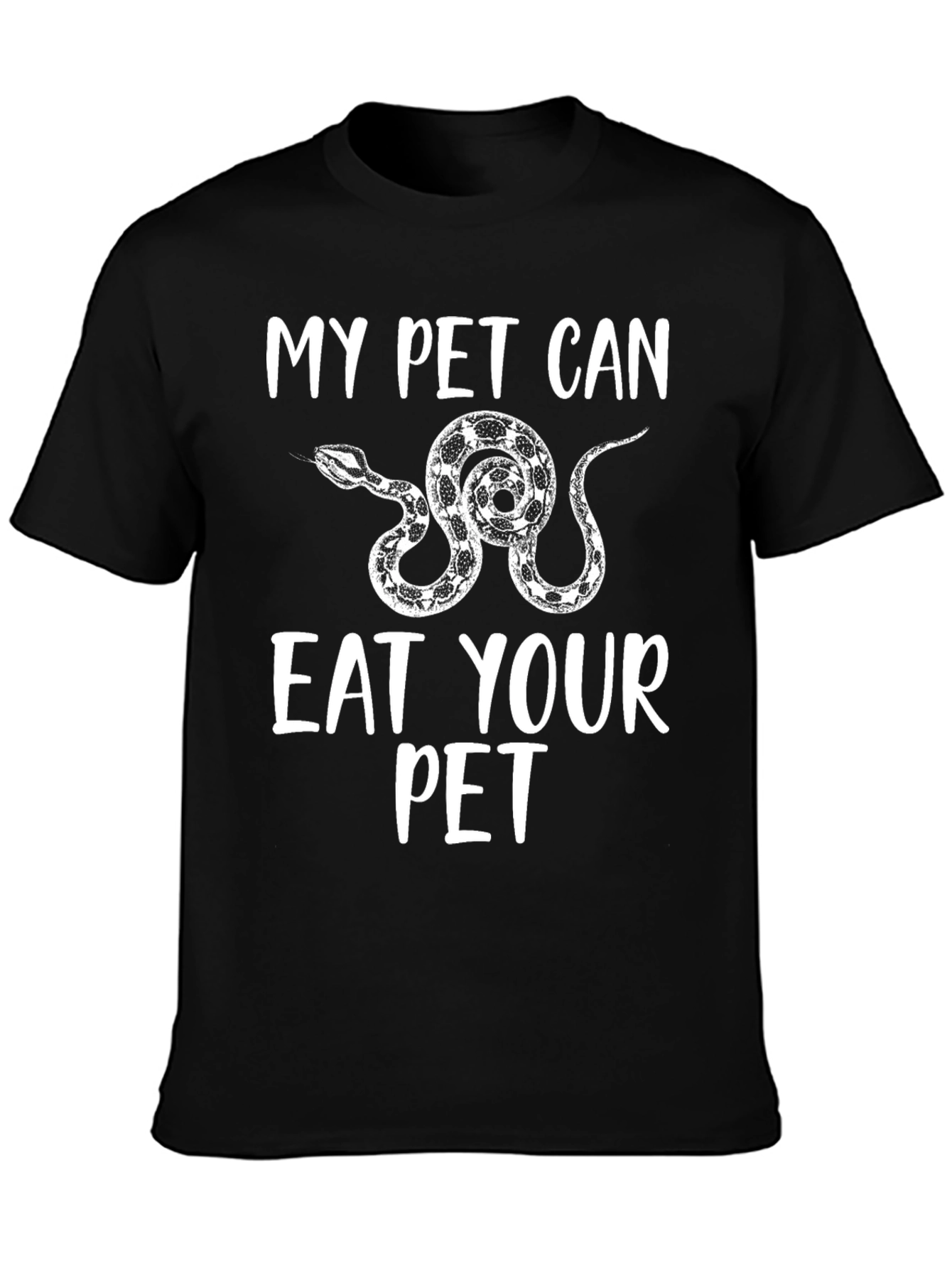 My Pet Can Eat Your Pet Snake Graphic T-Shirt