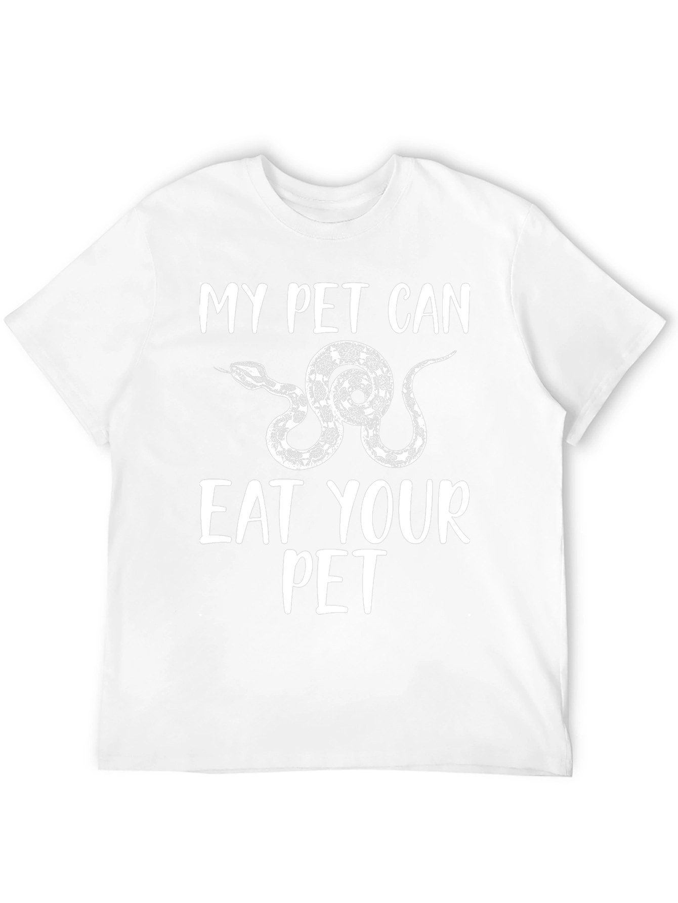My Pet Can Eat Your Pet Snake Graphic T-Shirt