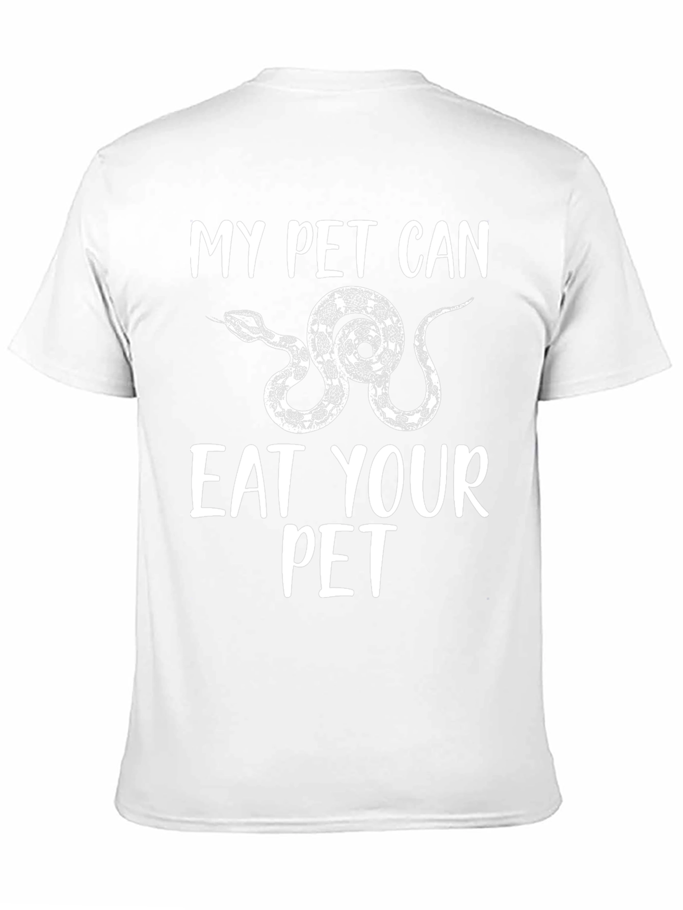 My Pet Can Eat Your Pet Snake Graphic T-Shirt