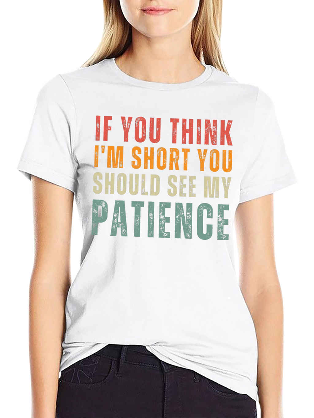 Funny Short Patience Graphic T-Shirt