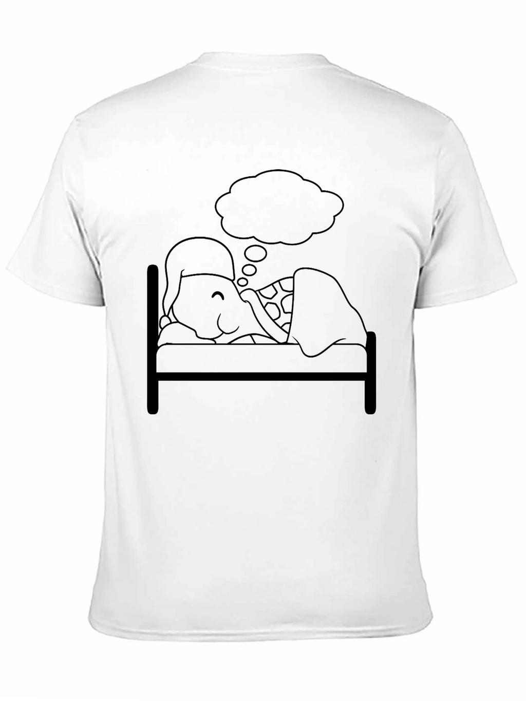 Dreaming Turtle Graphic Tee - Soft Black Cotton