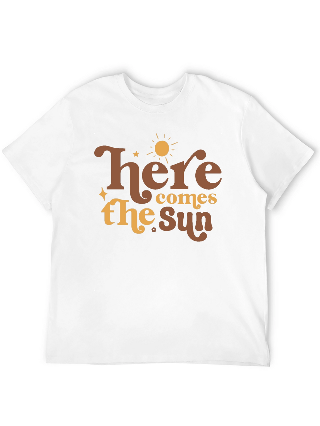 Here Comes the Sun Graphic Tee - Retro Style