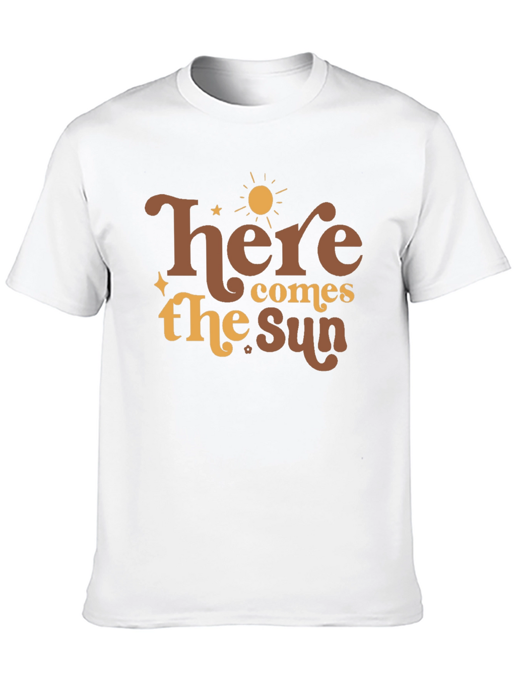 Here Comes the Sun Graphic Tee - Retro Style
