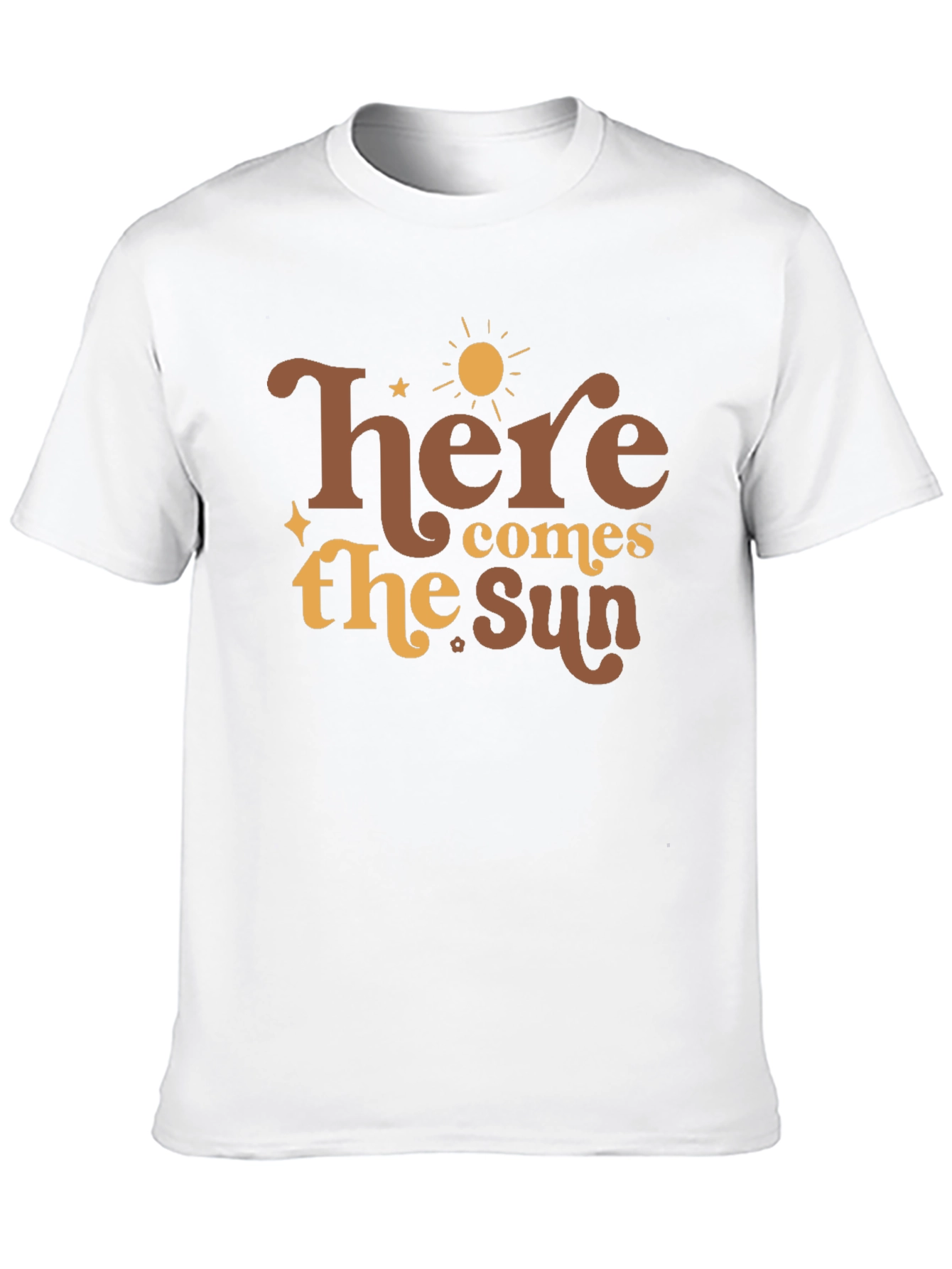 Here Comes the Sun Graphic Tee - Retro Style