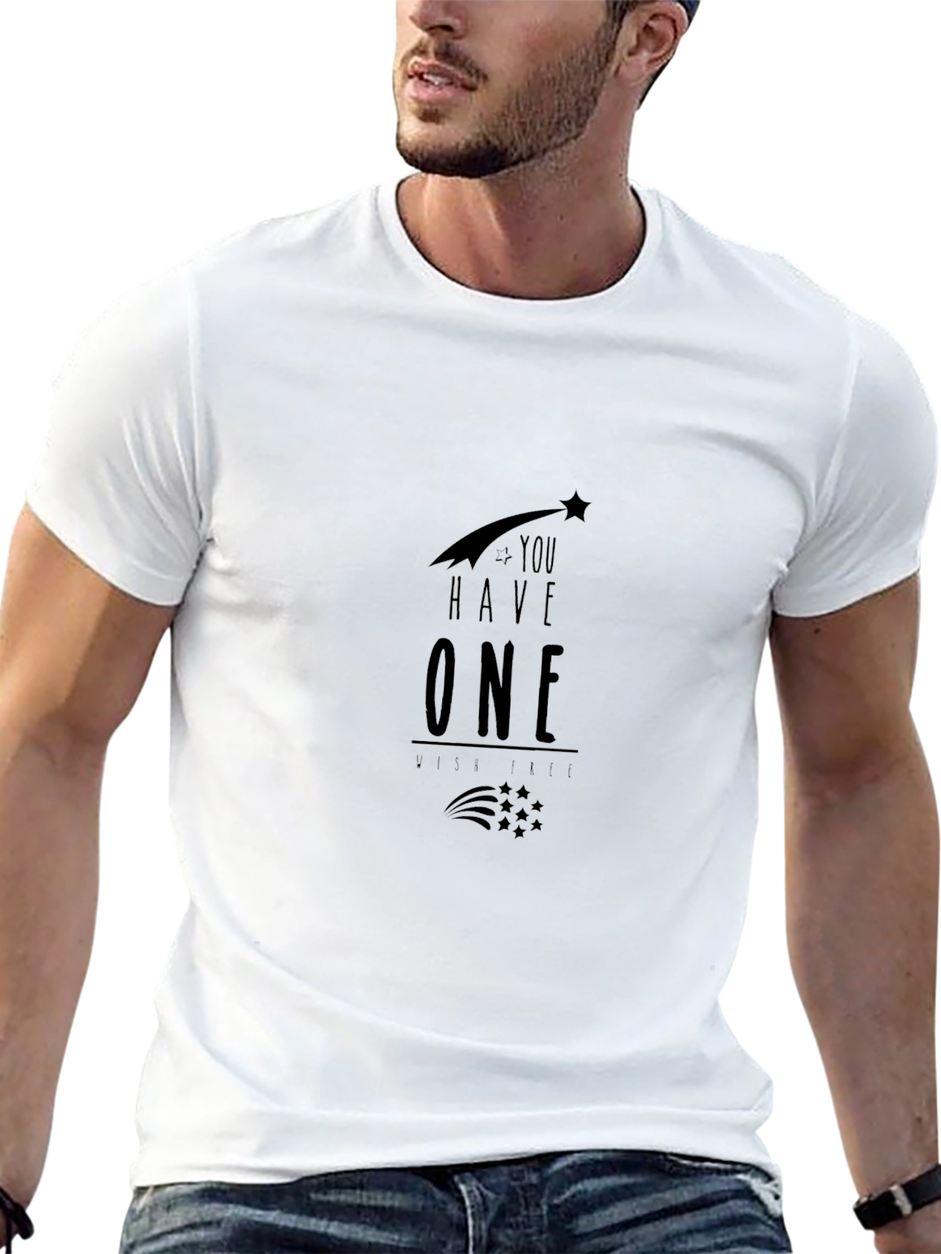 Stylish Black Graphic T-Shirt - Make it Happen