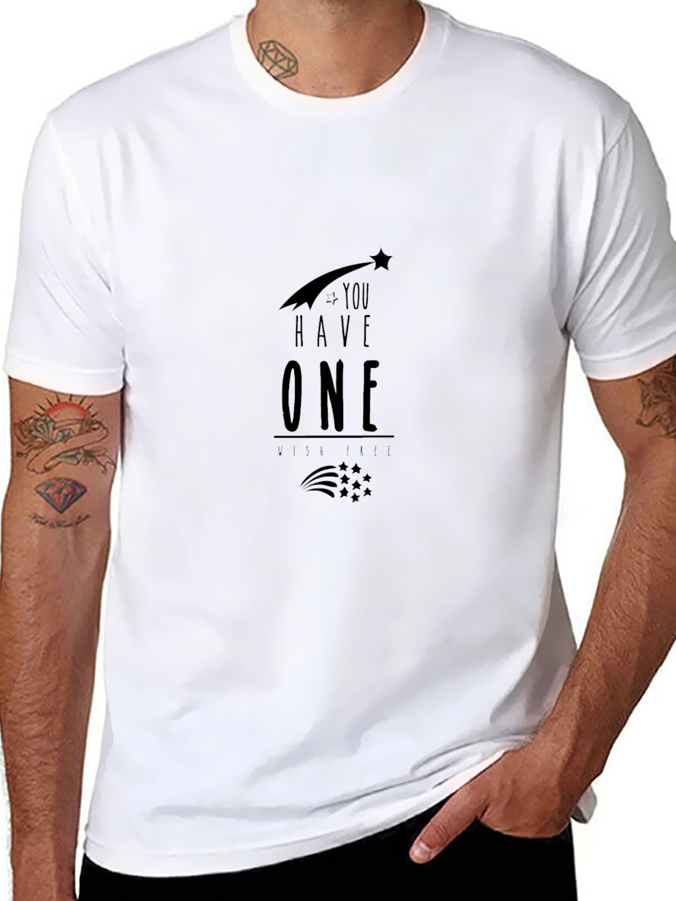 Stylish Black Graphic T-Shirt - Make it Happen