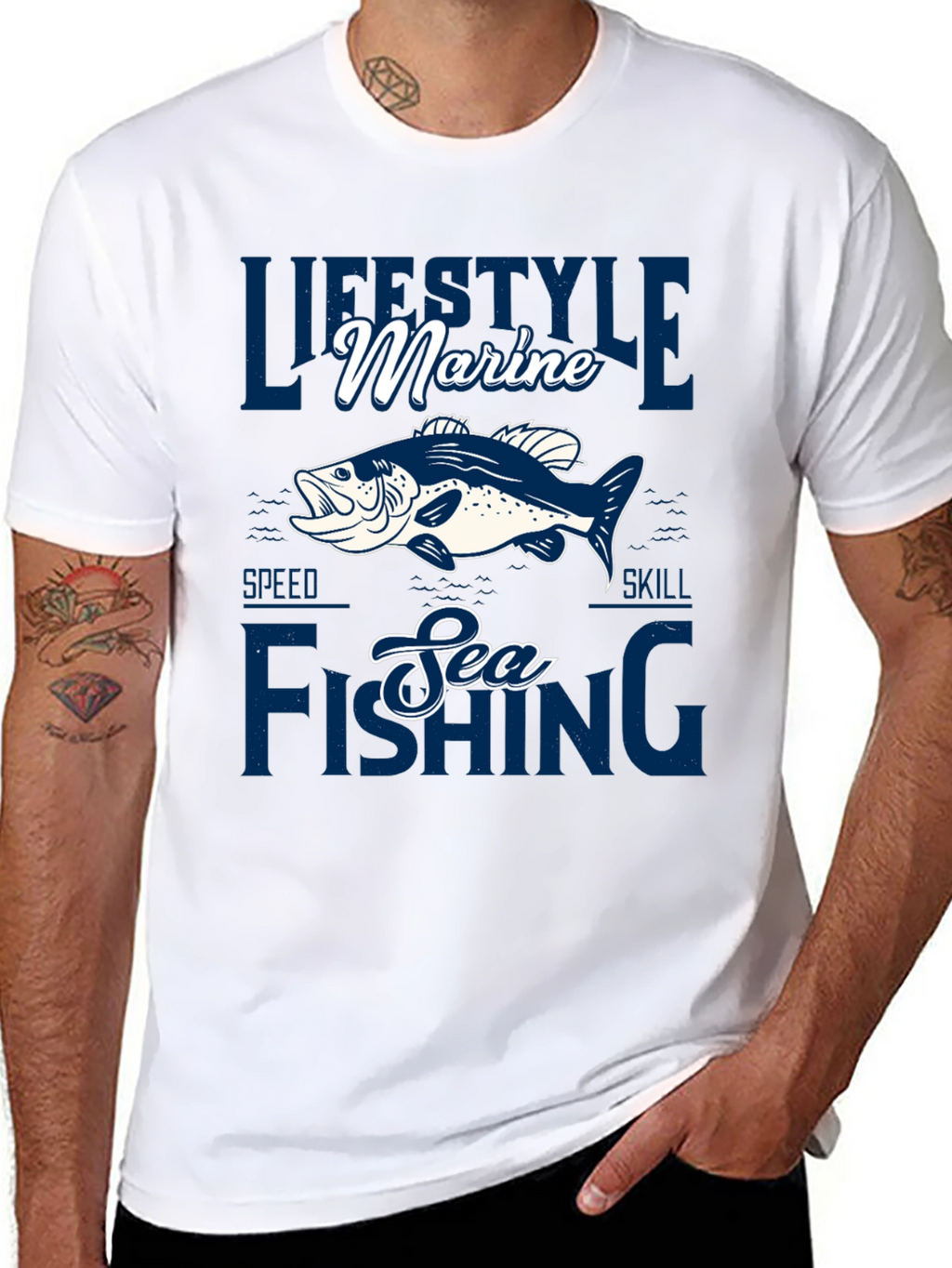 Marine Sea Fishing T-Shirt