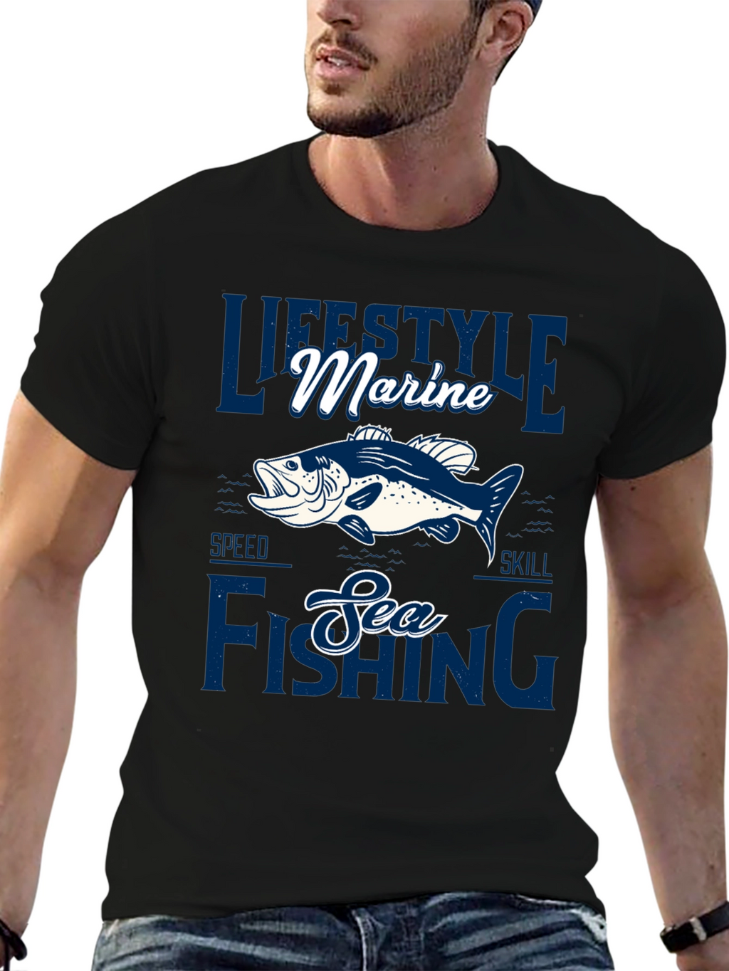 Marine Sea Fishing T-Shirt