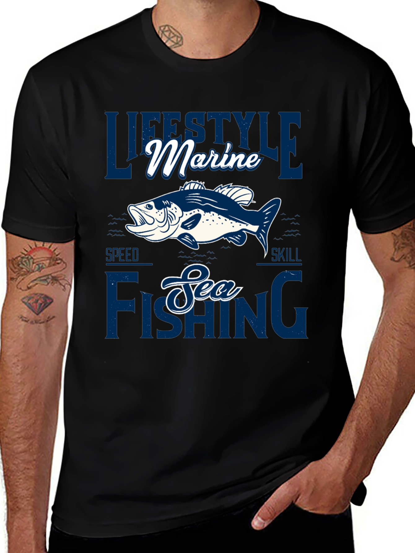Marine Sea Fishing T-Shirt