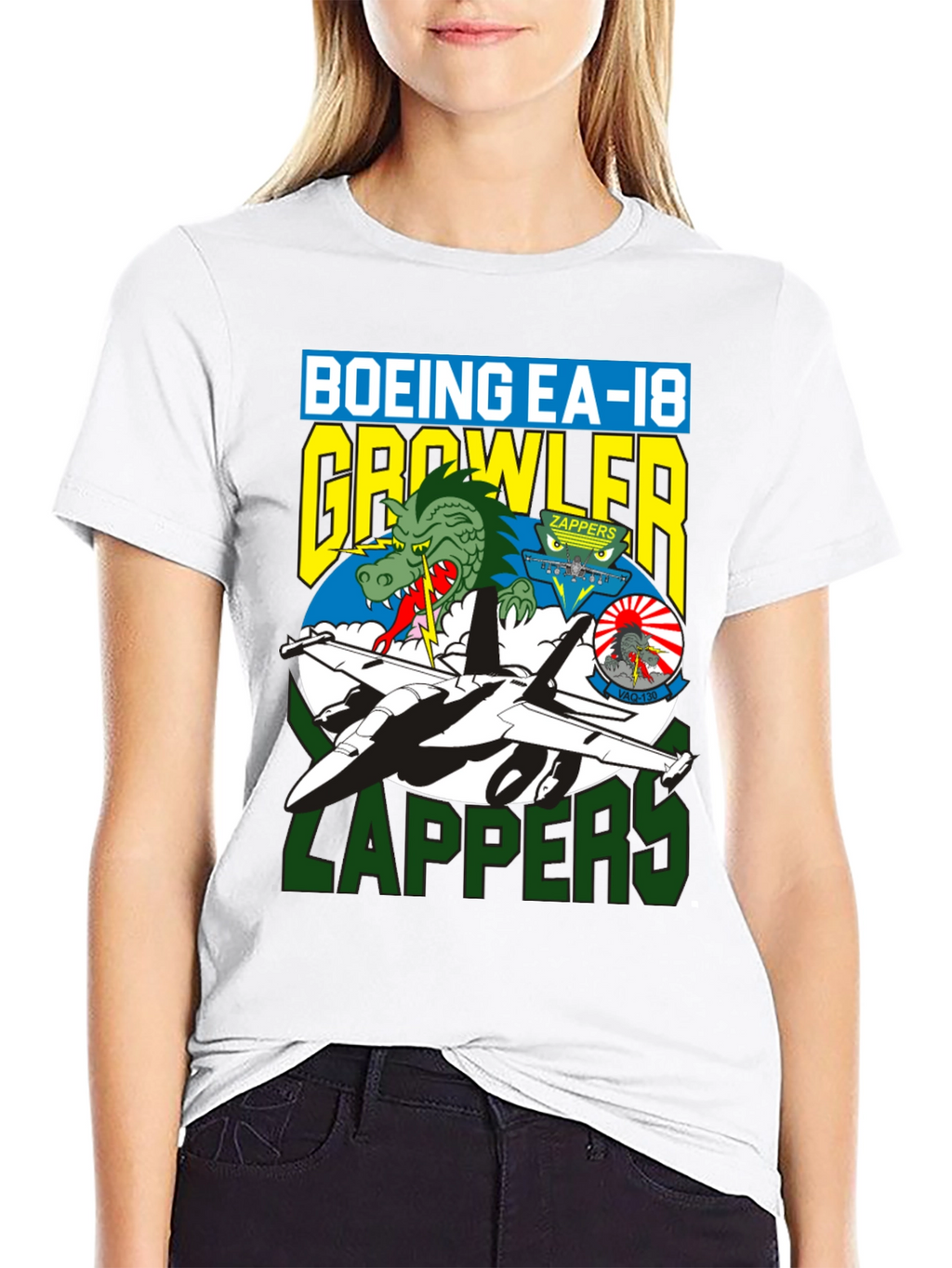 Boeing EA-18 Growler Zappers Graphic T-Shirt
