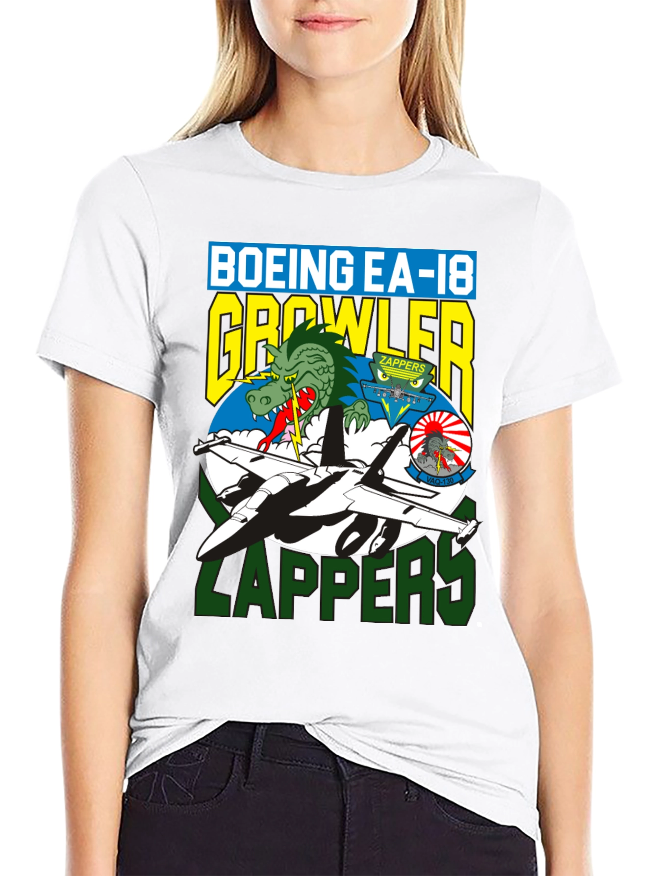 Boeing EA-18 Growler Zappers Graphic T-Shirt