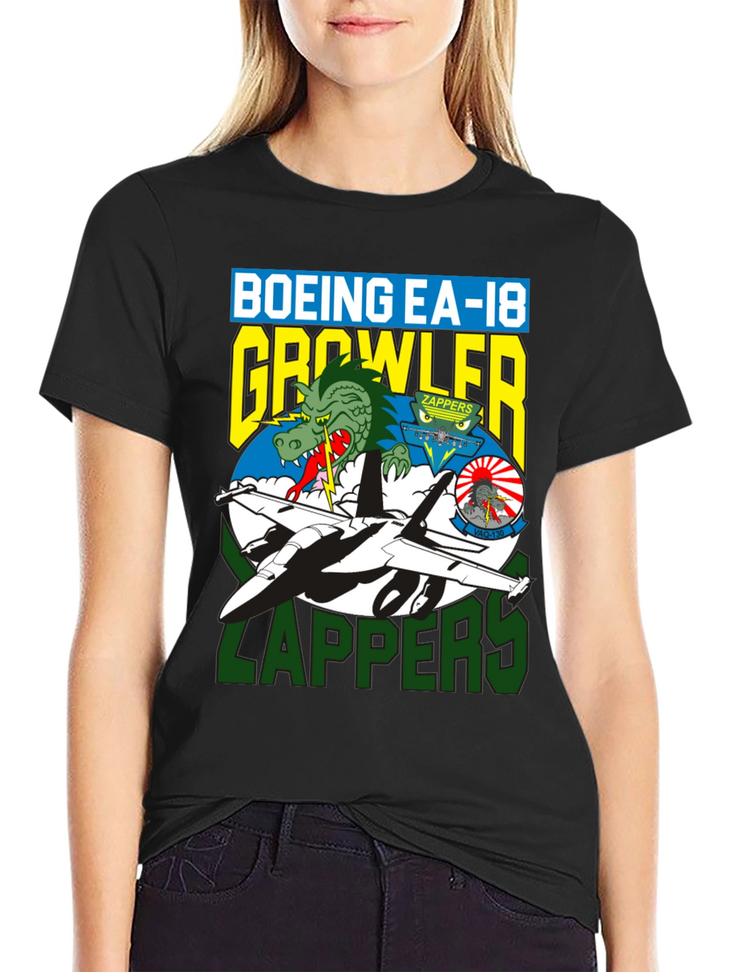Boeing EA-18 Growler Zappers Graphic T-Shirt