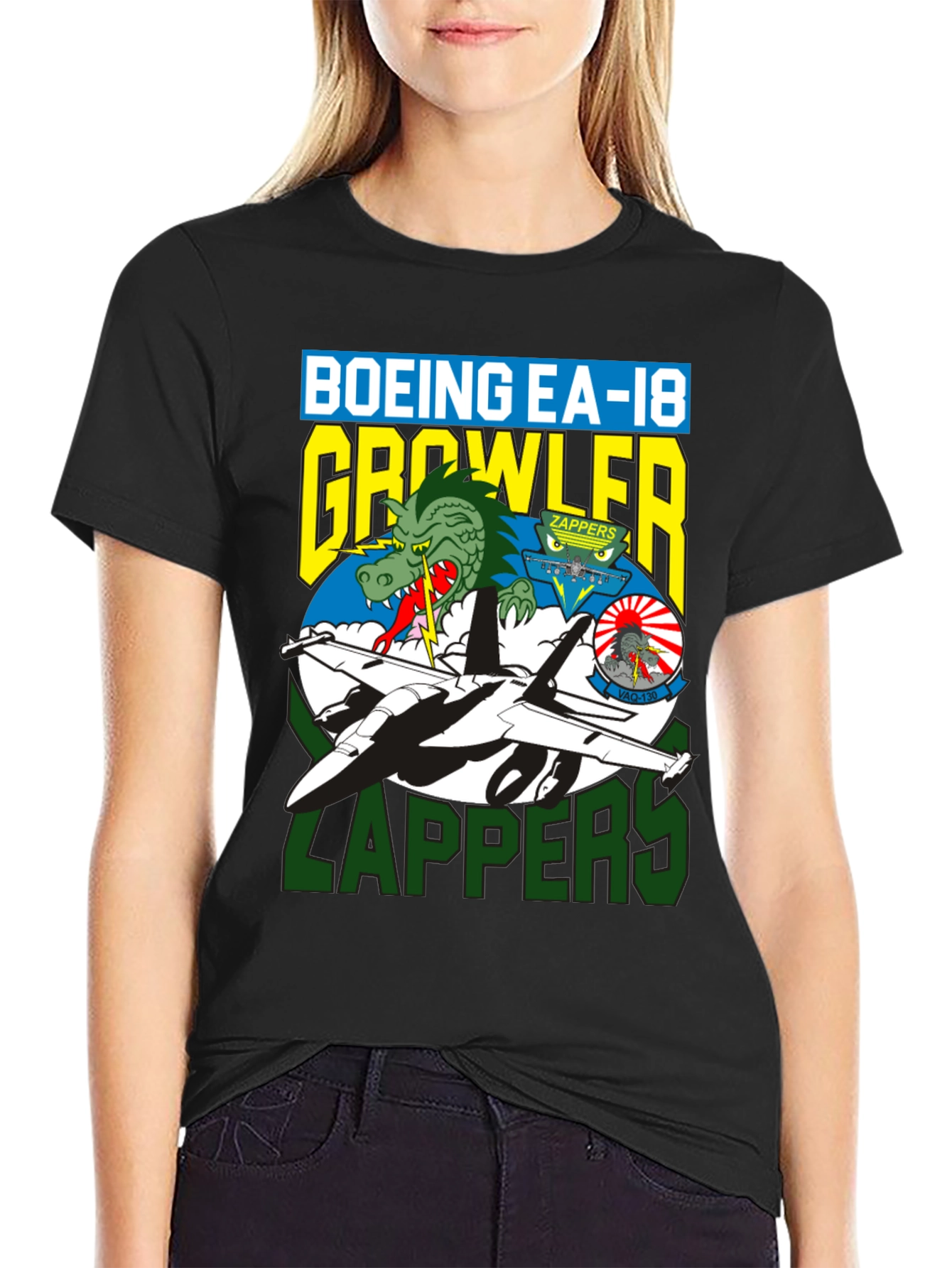 Boeing EA-18 Growler Zappers Graphic T-Shirt