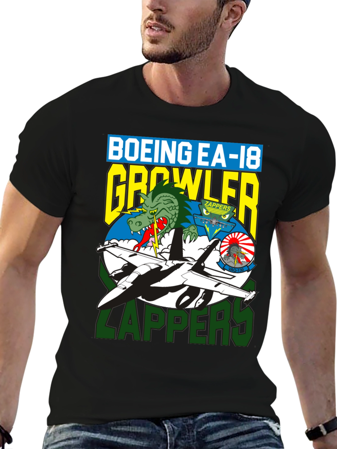 Boeing EA-18 Growler Zappers Graphic T-Shirt
