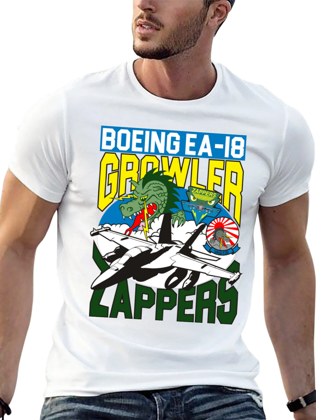 Boeing EA-18 Growler Zappers Graphic T-Shirt