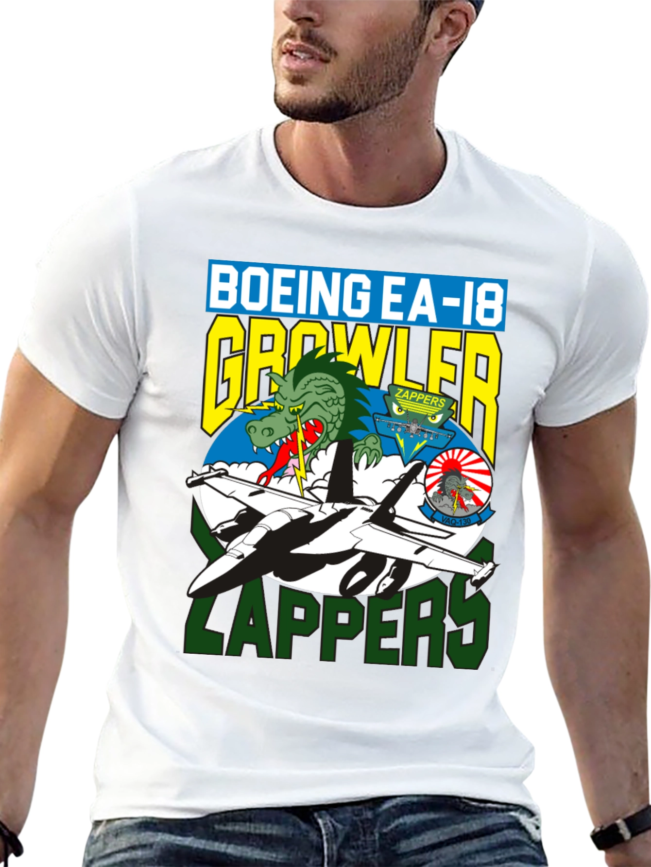 Boeing EA-18 Growler Zappers Graphic T-Shirt
