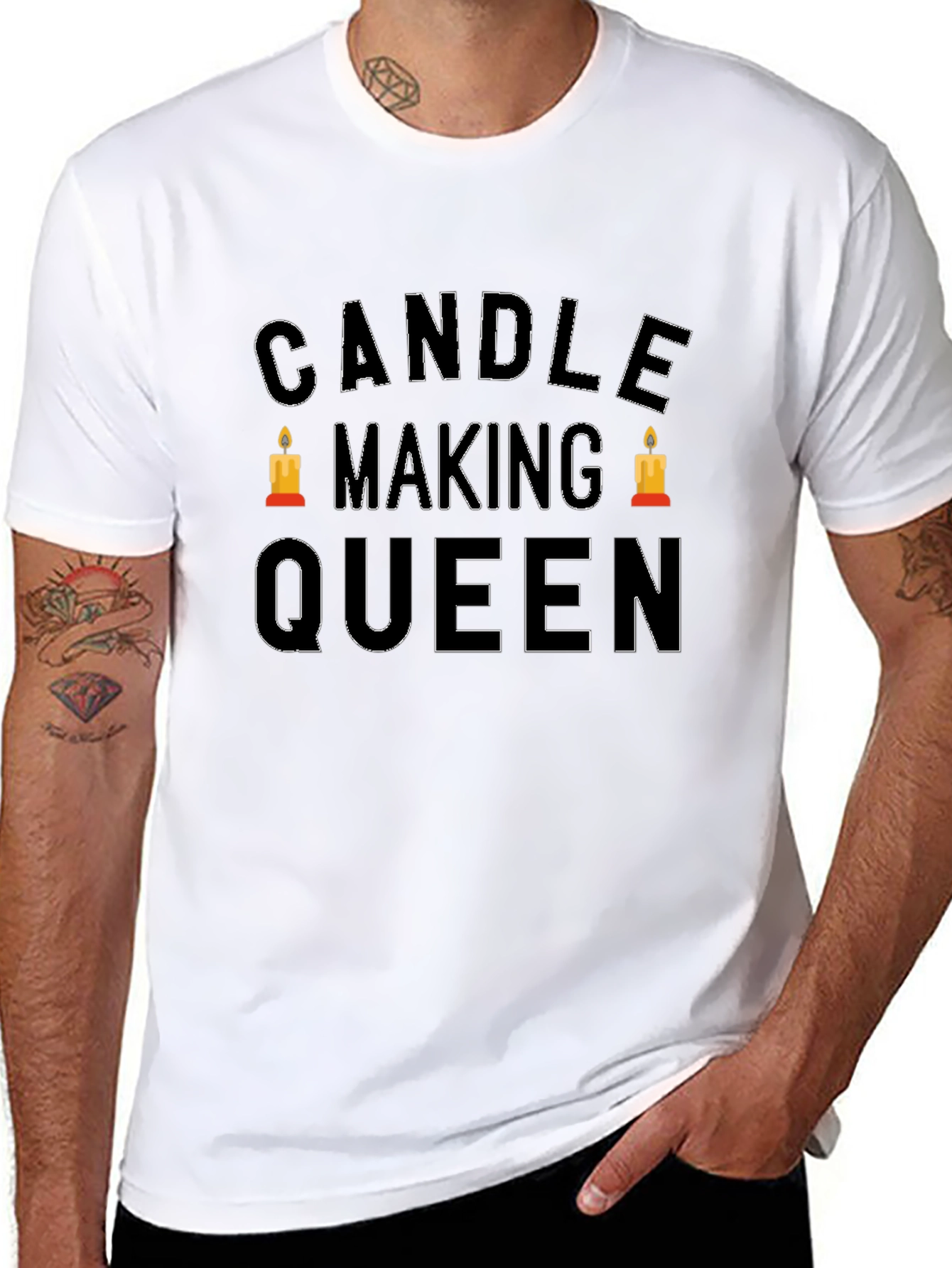 Candle Making Queen T-Shirt - Crafty Hobby Tee