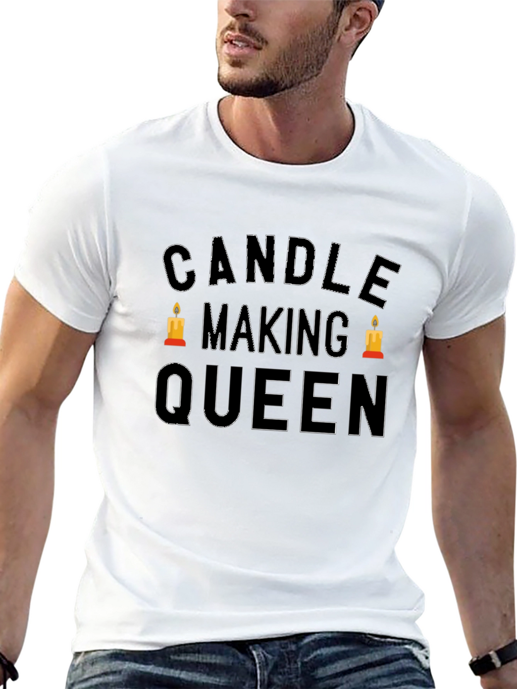 Candle Making Queen T-Shirt - Crafty Hobby Tee