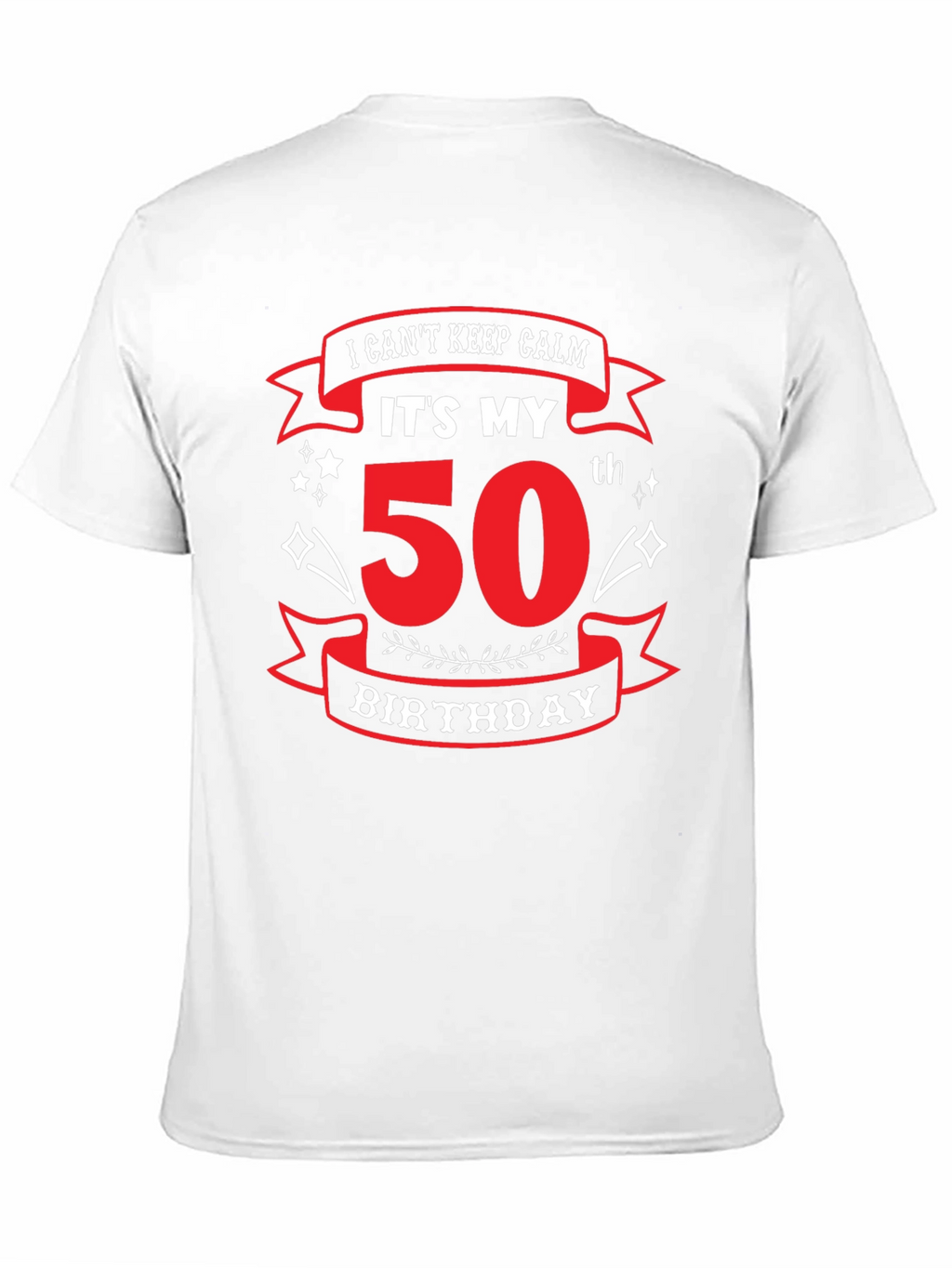 Funny 50th Birthday T-Shirt - I Cant Keep Calm