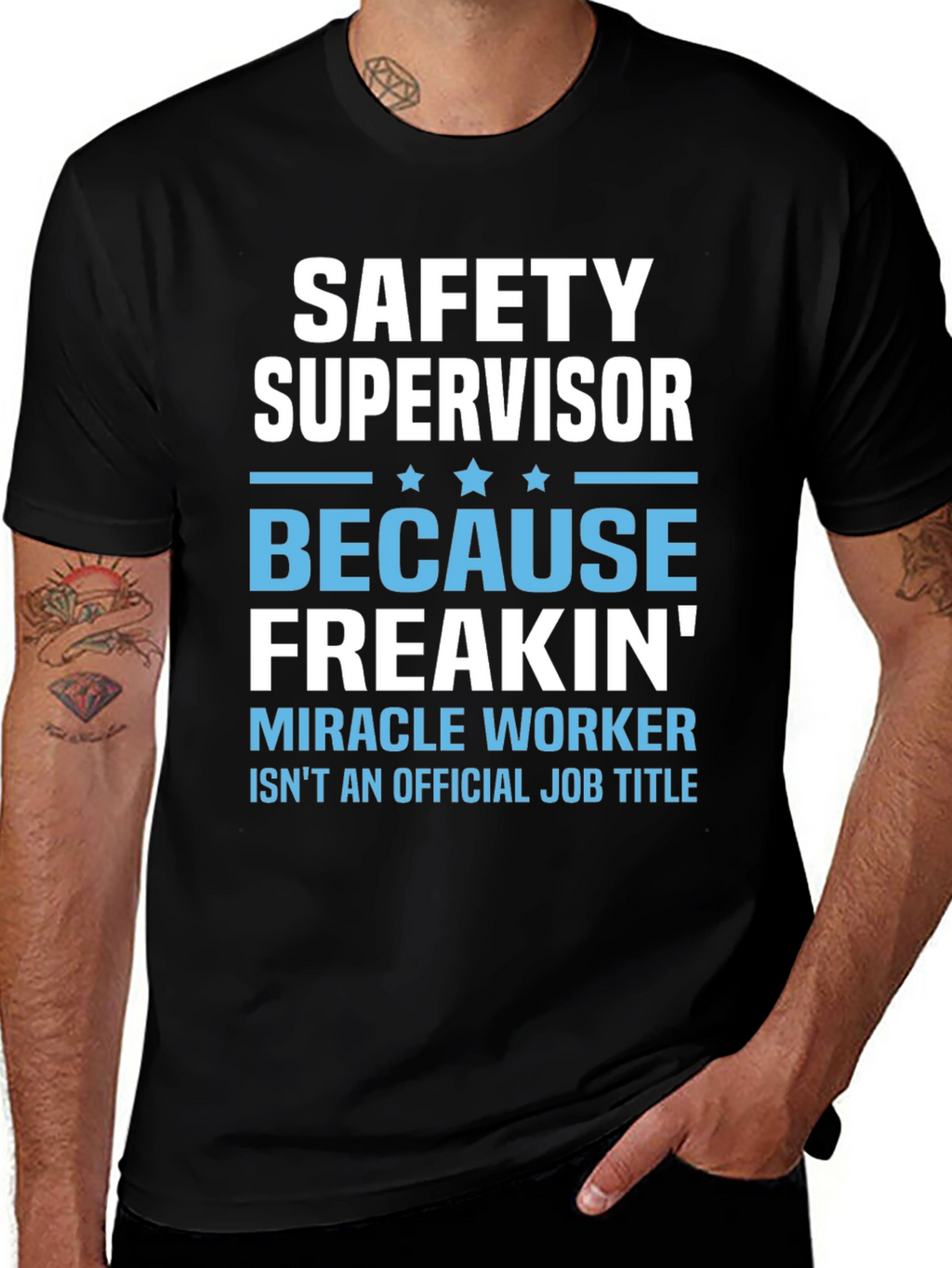 Safety Supervisor Funny Graphic T-Shirt