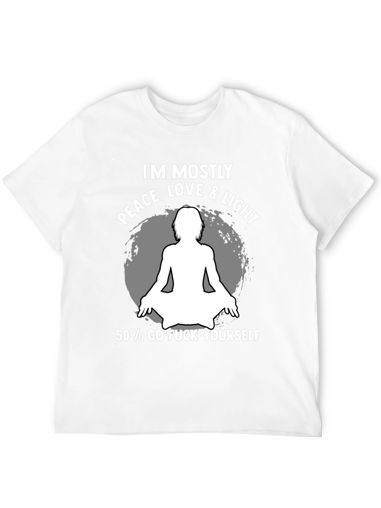 Peace Love Light Funny Graphic Tee