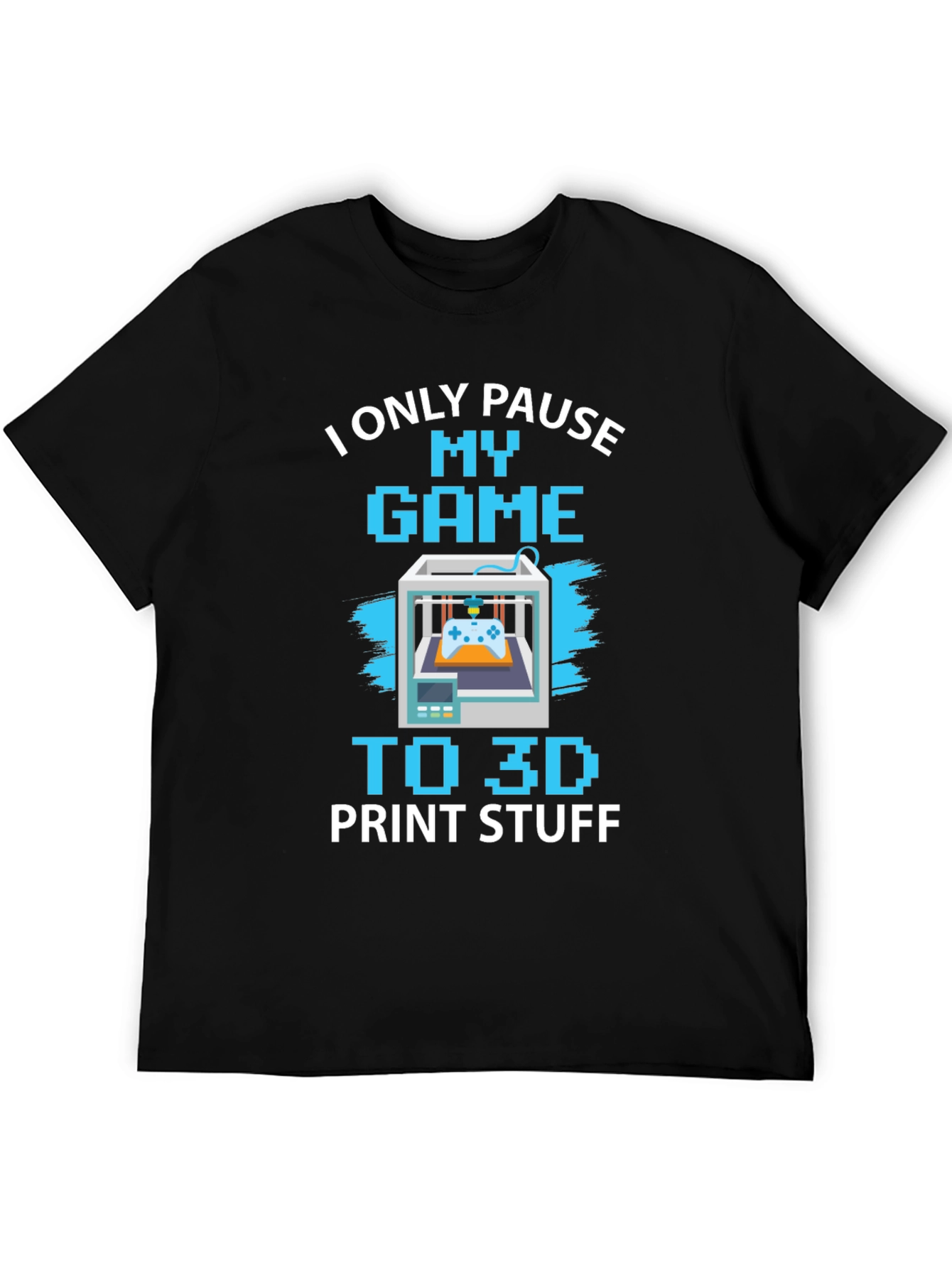 Gamer 3D Printing T-Shirt