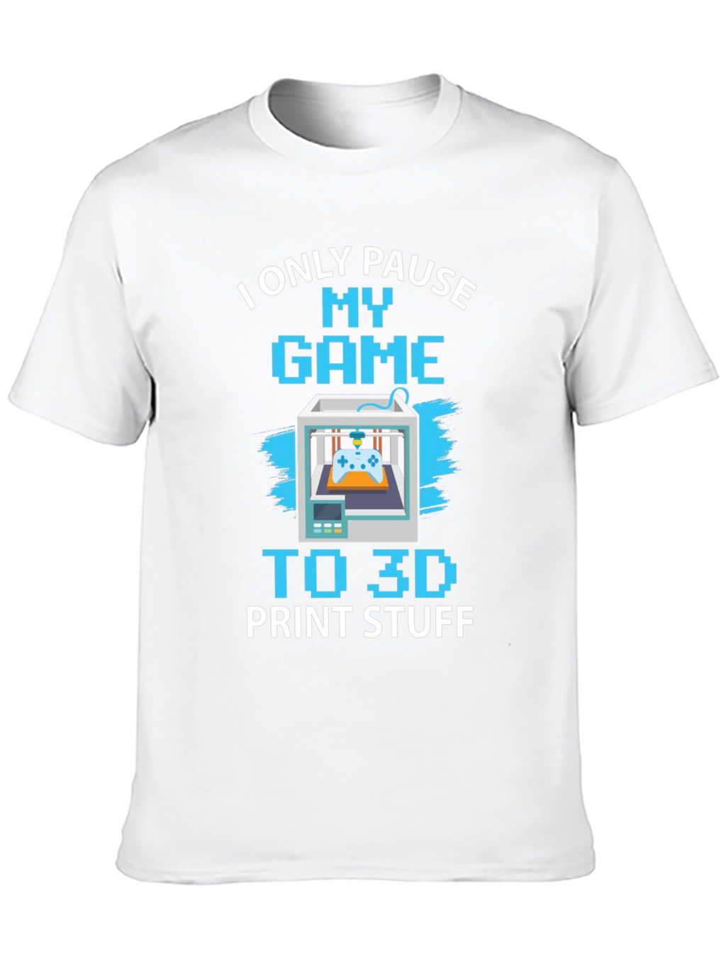 Gamer 3D Printing T-Shirt